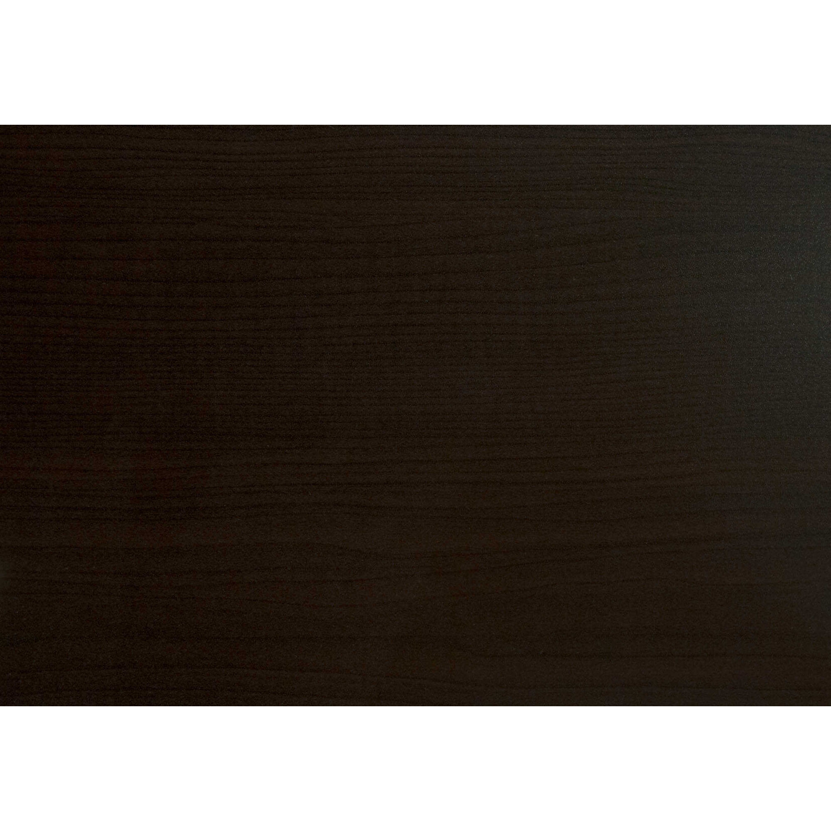 BUREAU - 42"L / EN COIN ESPRESSO / METAL ARGENT