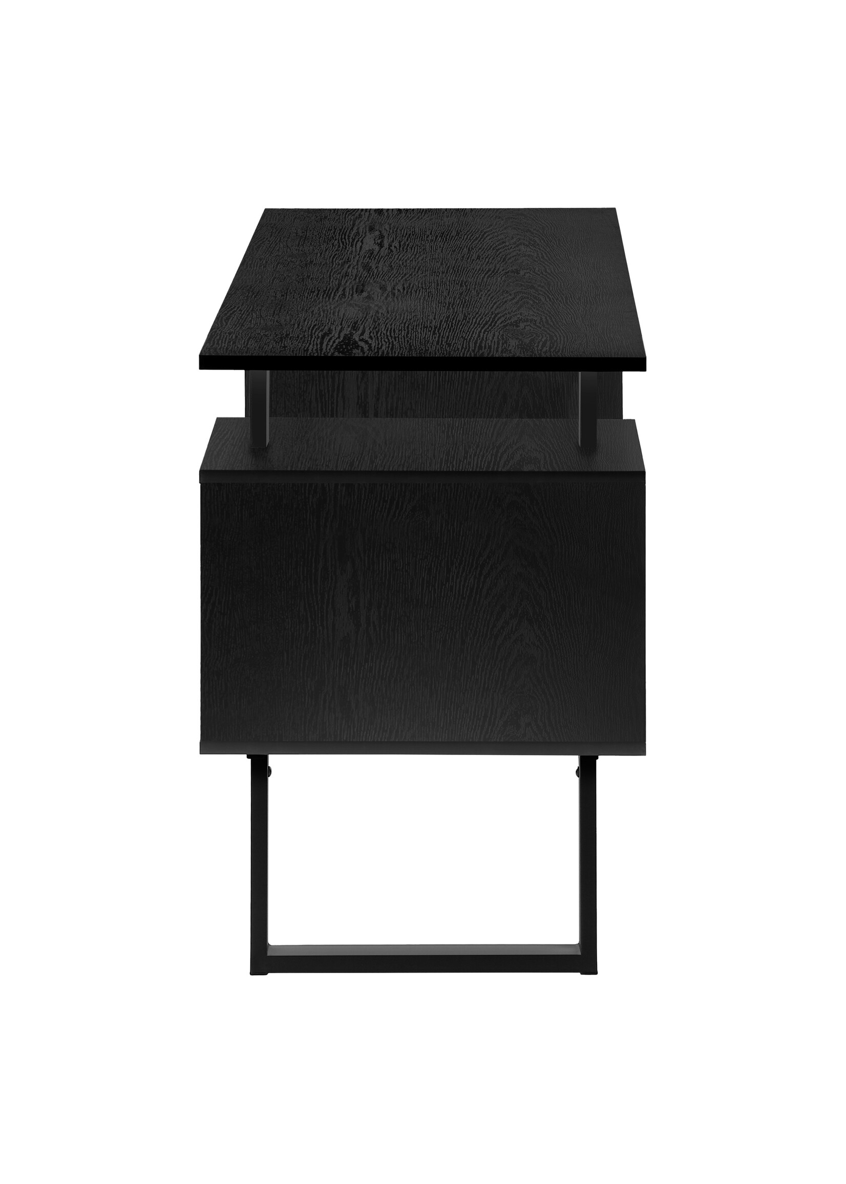 BUREAU - 48"L / METAL NOIR / CHENE NOIR