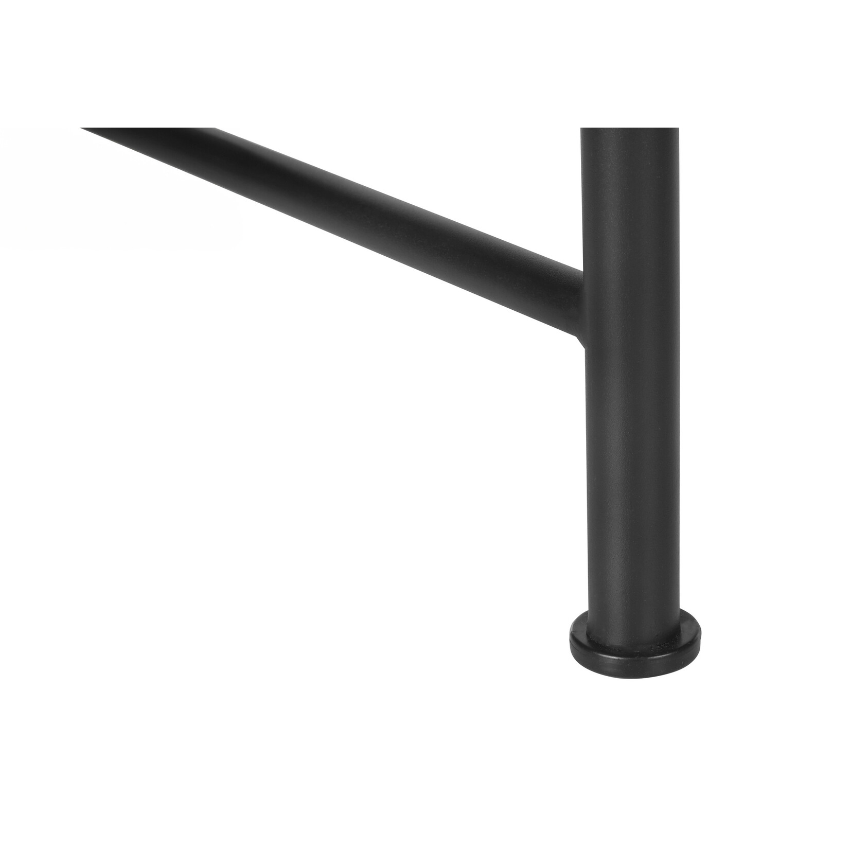 COMPUTER DESK - 48"L / CHERRY / BLACK METAL