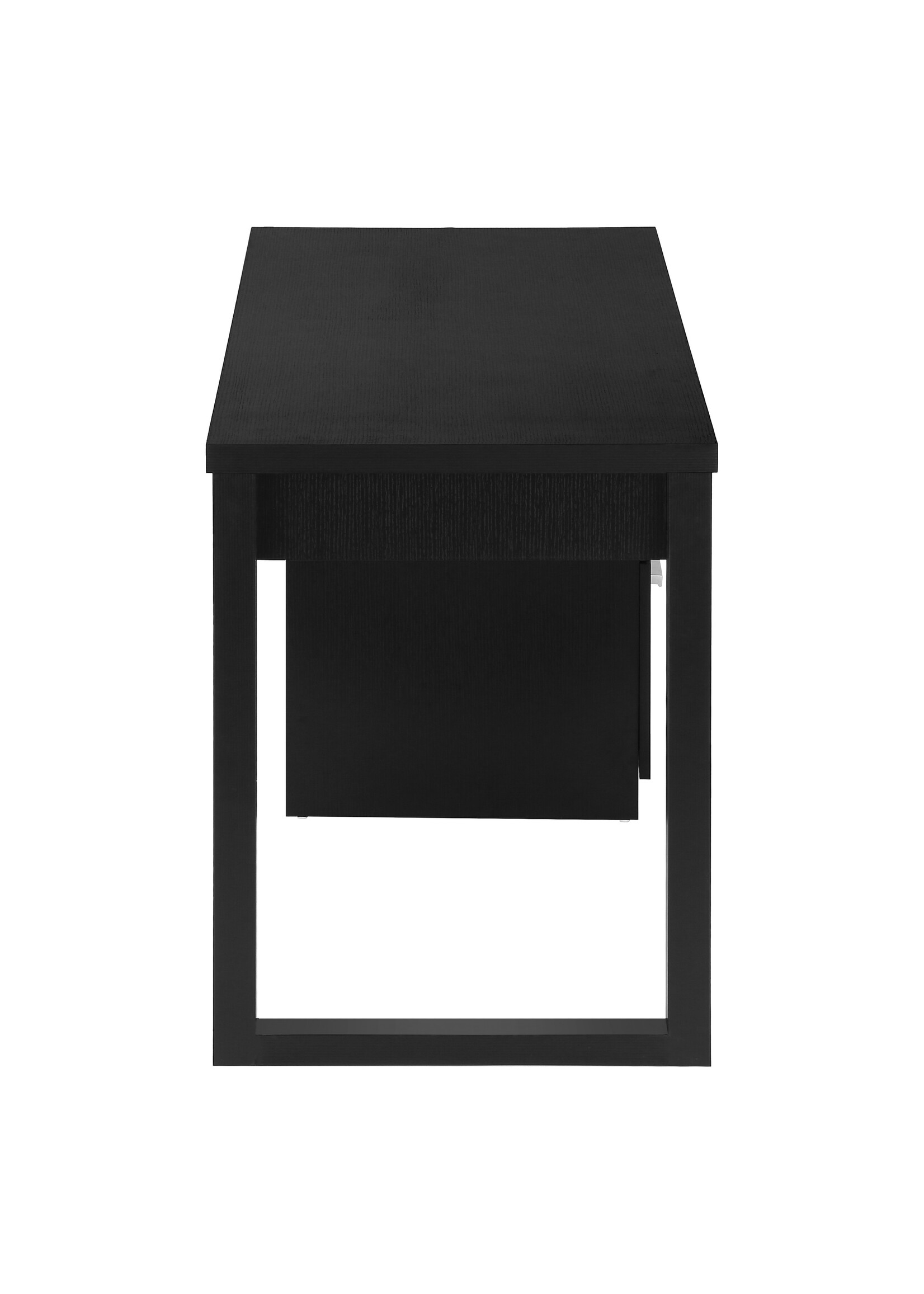 BUREAU - 48"L / NOIR ORIENTATION GAUCHE OU DROITE