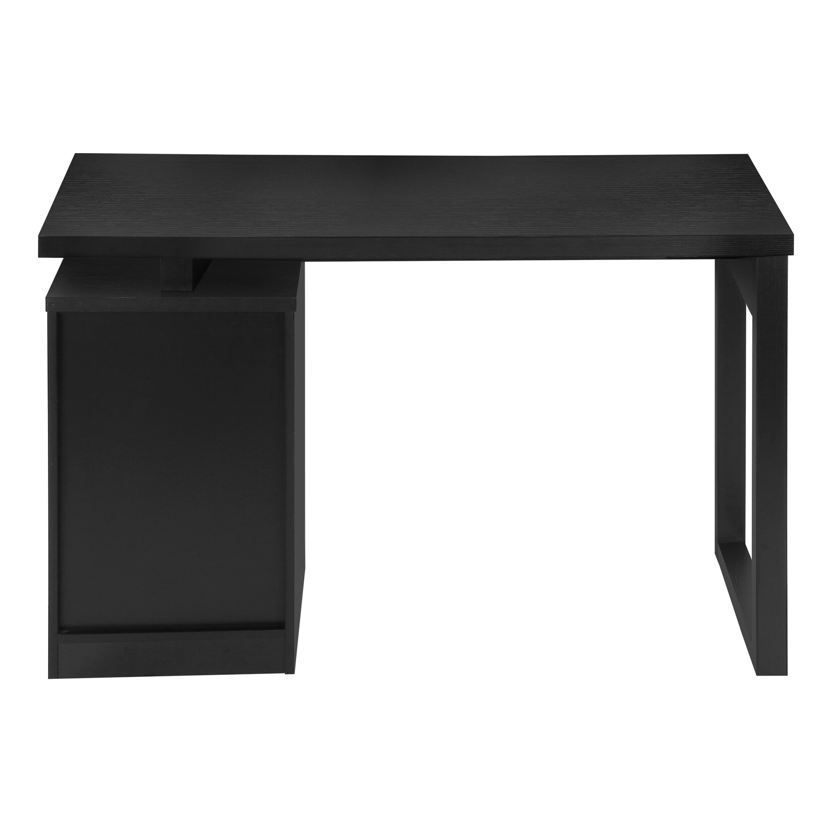 BUREAU - 48"L / NOIR ORIENTATION GAUCHE OU DROITE