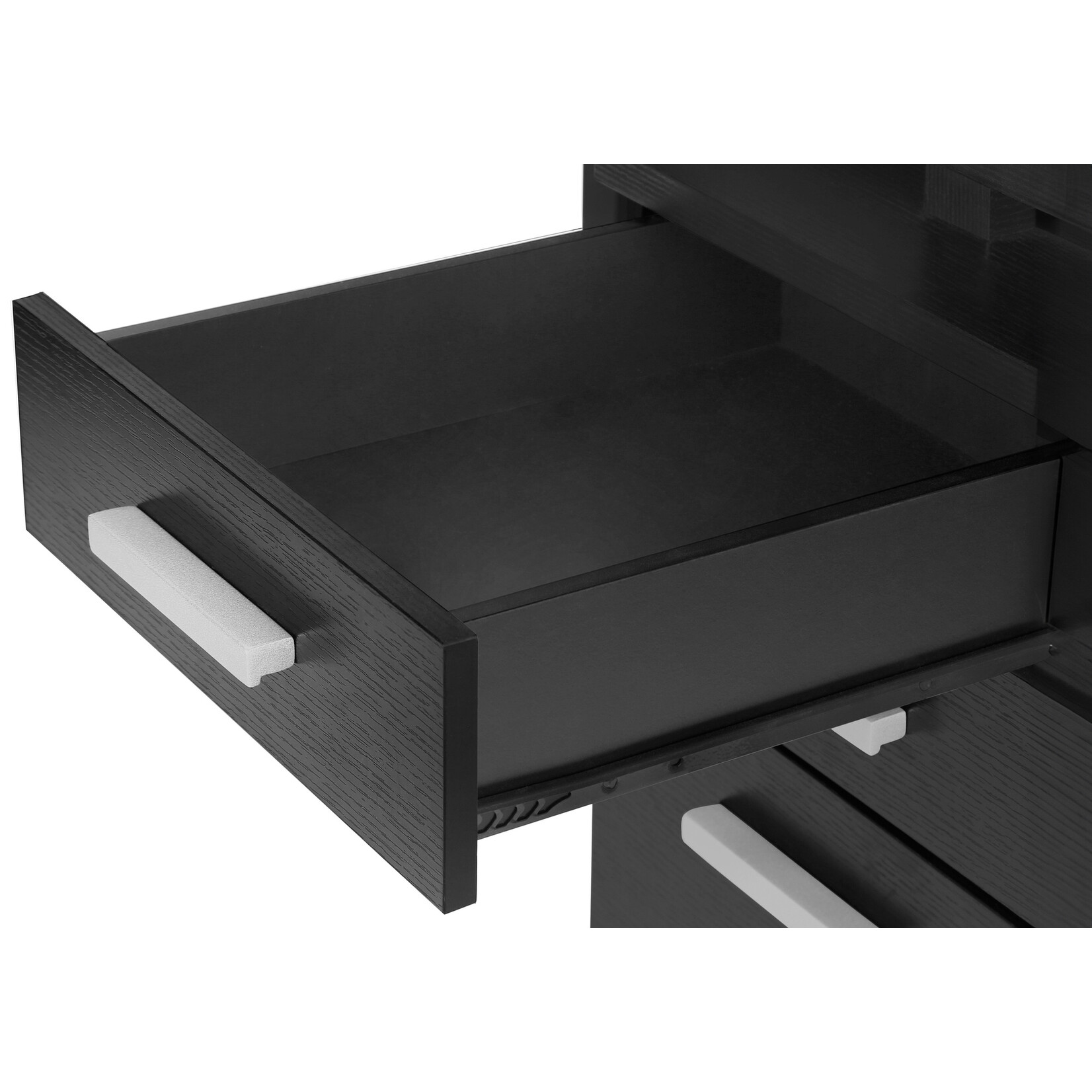 BUREAU - 48"L / NOIR ORIENTATION GAUCHE OU DROITE