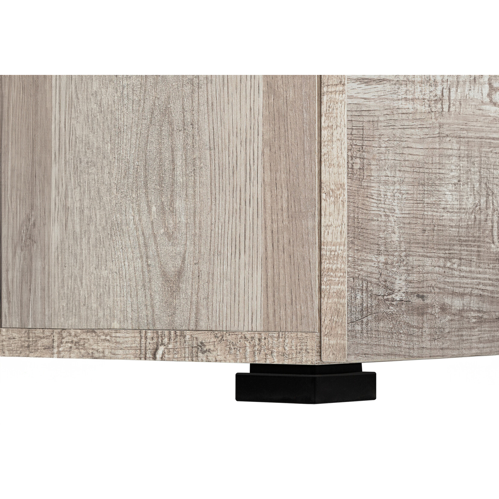 Computer Desk - 48" / Taupe Reclaimed Wood  / Black Metal