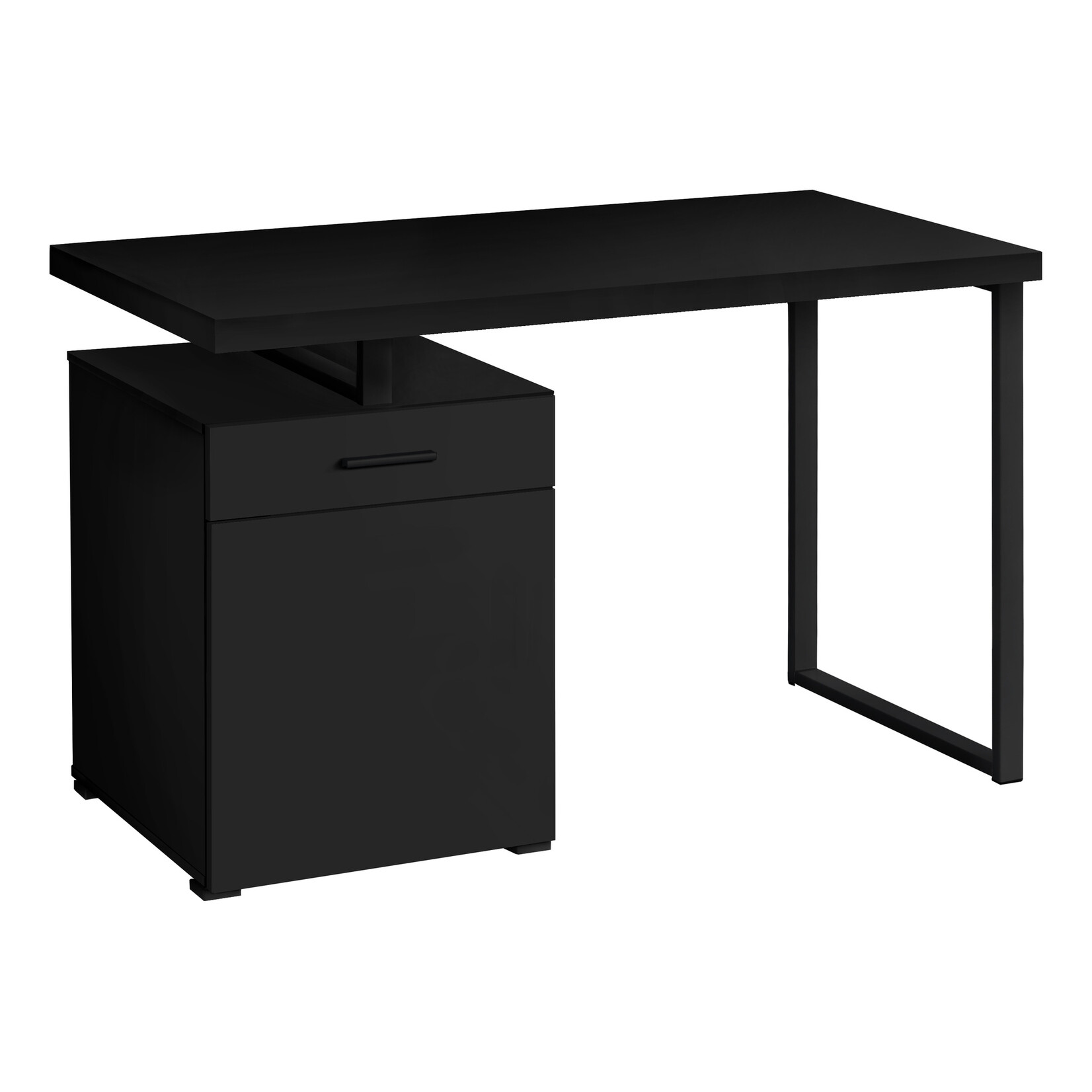 COMPUTER DESK - 48"L / BLACK LEFT OR RIGHT FACING
