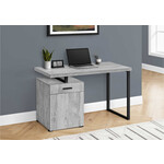 COMPUTER DESK - 48"L / GREY LEFT OR RIGHT FACING