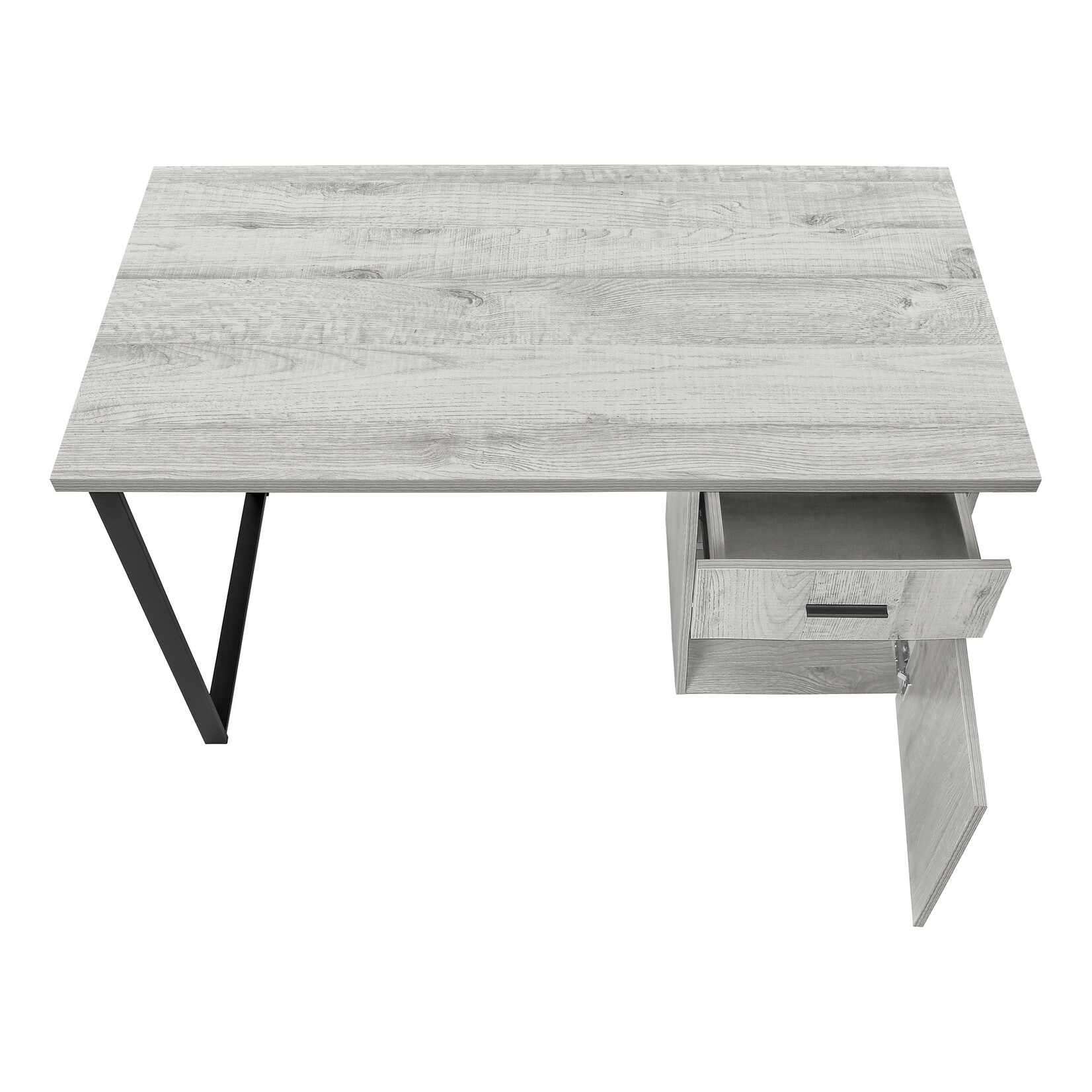 COMPUTER DESK - 48"L / GREY LEFT OR RIGHT FACING