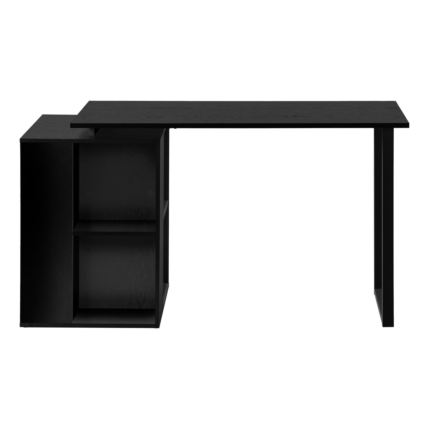 COMPUTER DESK - 55"L / BLACK OAK LEFT OR RIGHT FACING