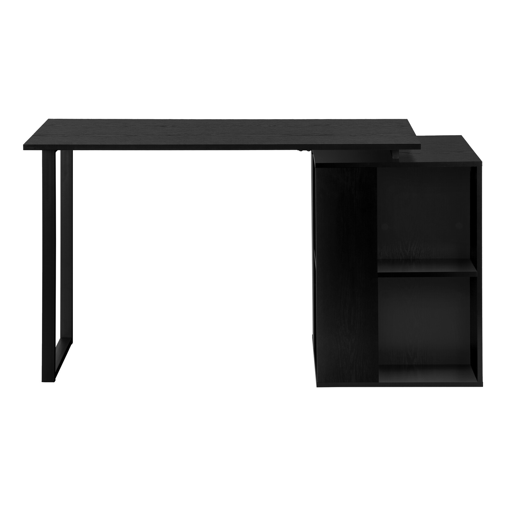 BUREAU - 55"L / CHENE NOIR ORIENTATION GAUCHE OU DROITE