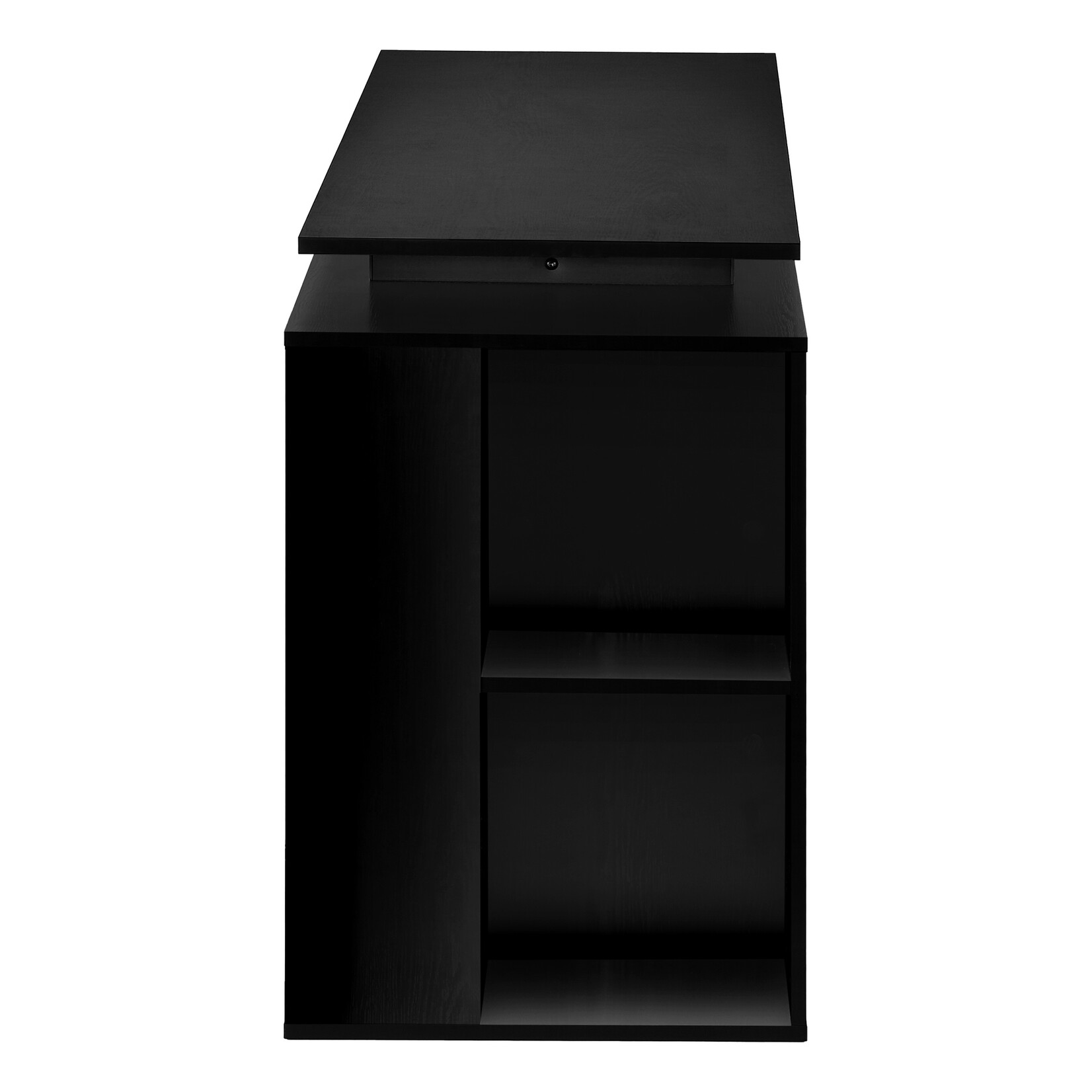 COMPUTER DESK - 55"L / BLACK OAK LEFT OR RIGHT FACING