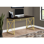 BUREAU - 48"L / ESPRESSO / METAL OR