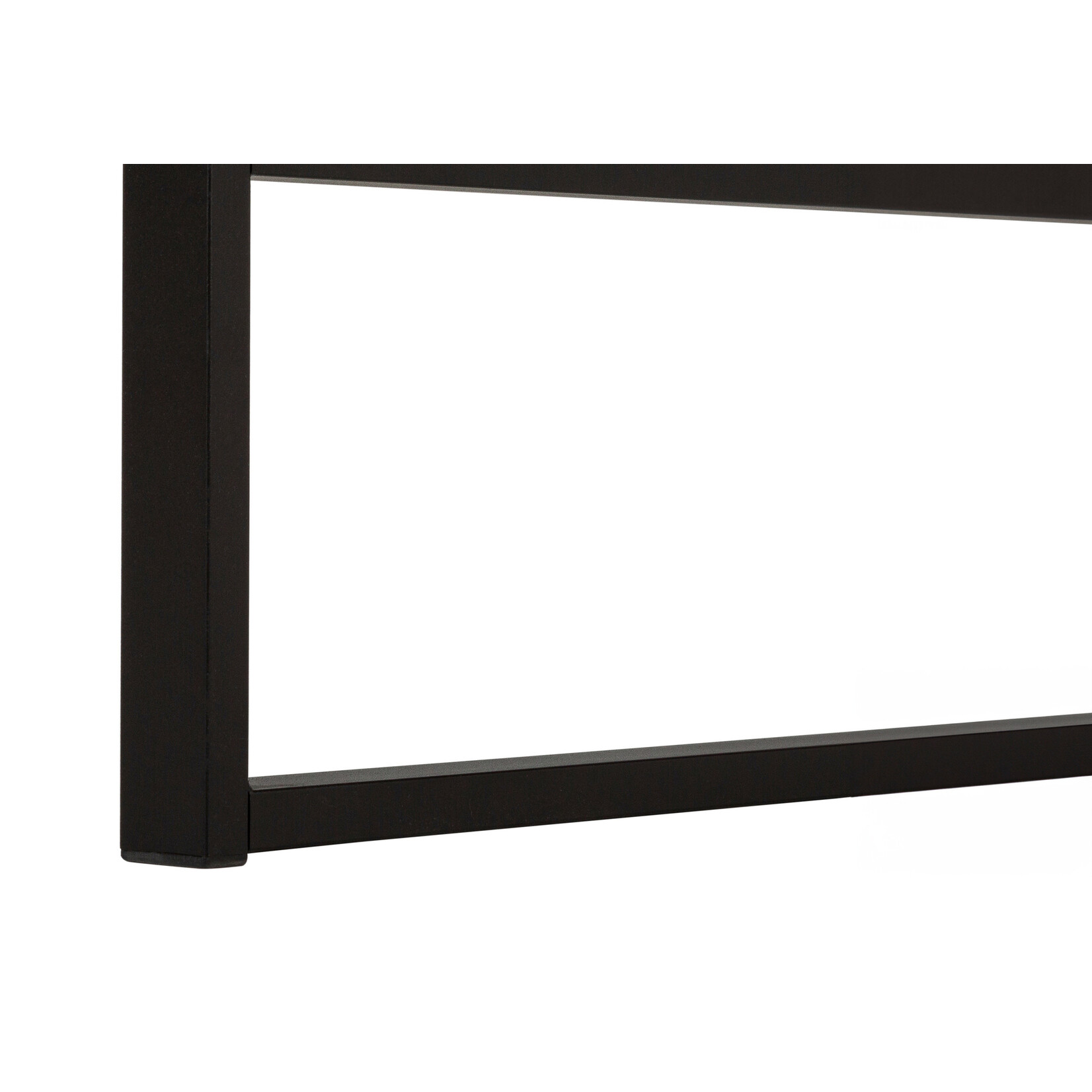 COMPUTER DESK - 48"L / MODERN GREY / BLACK METAL