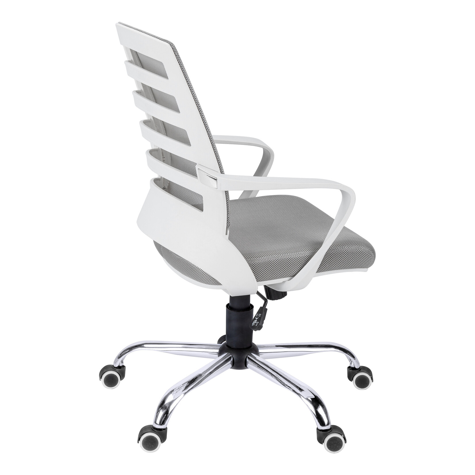 Office Chair White with White Mesh Multi Position