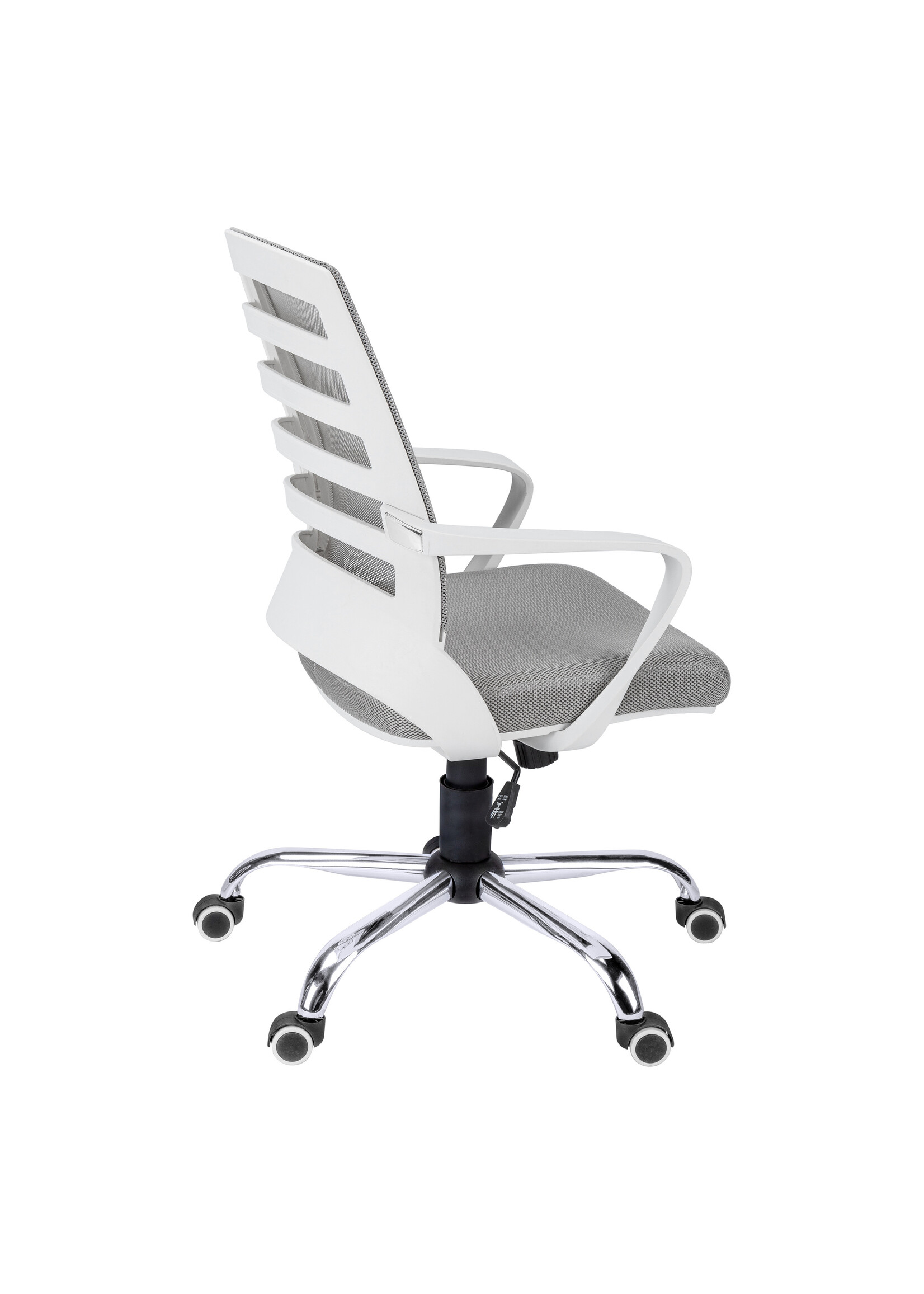 Office Chair White with White Mesh Multi Position