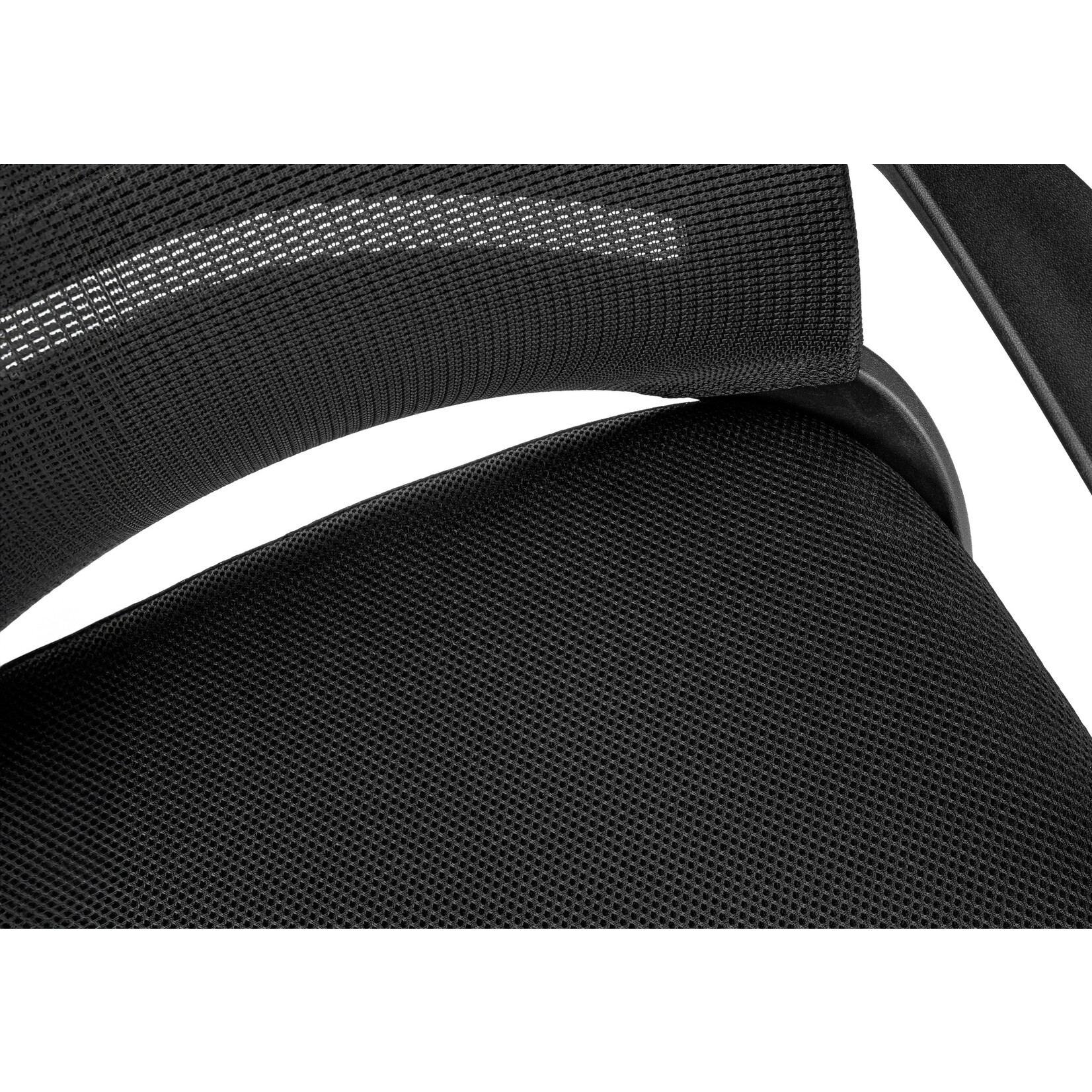 Chaise de Bureau Noir et Meche Noir Positions Multiple