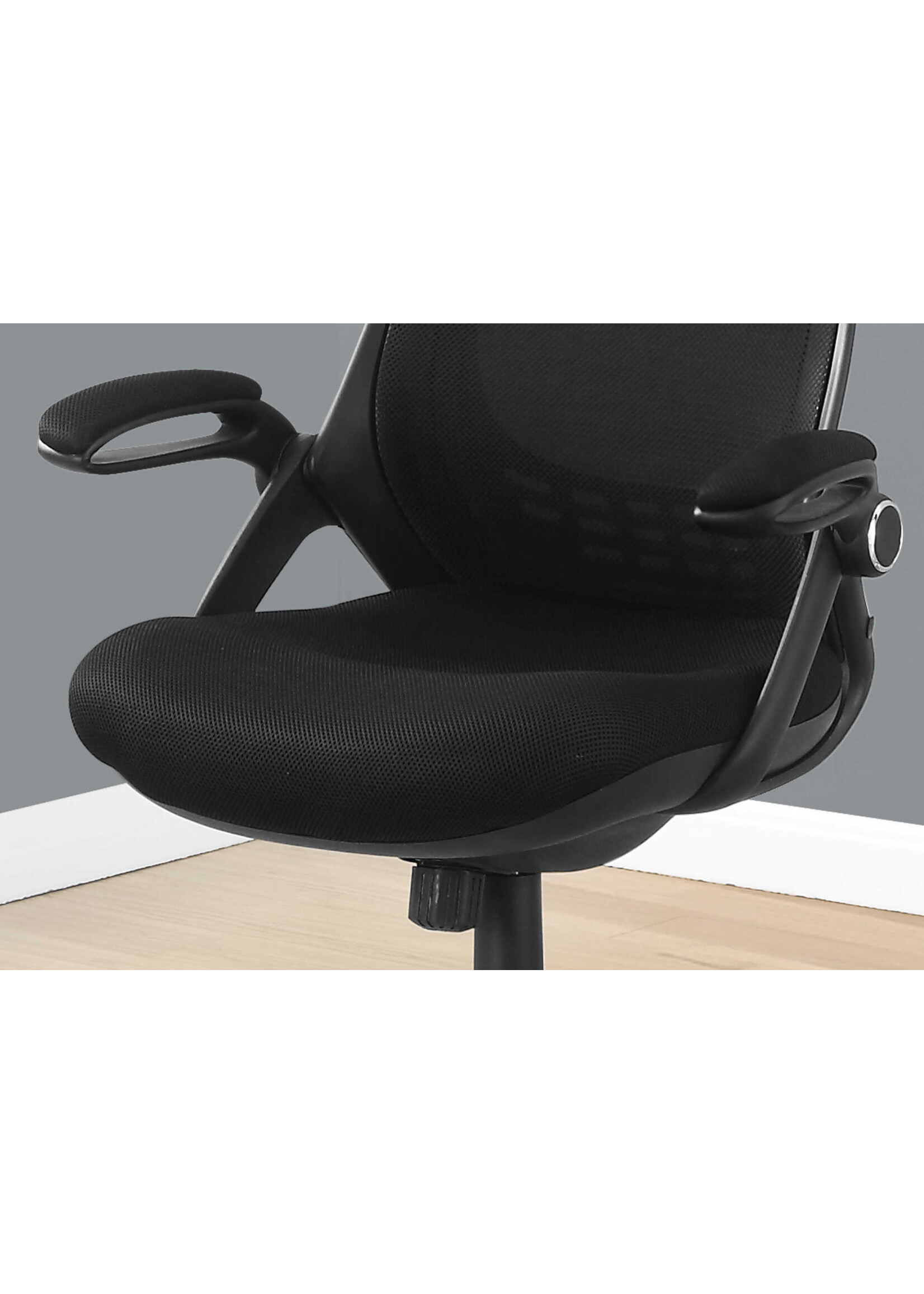 Executive Office Chair - Black Mesh Chrome High-Back