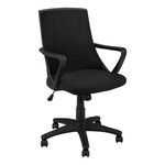 Chaise de Bureau Noir, Meche Noir, Positions Multiple