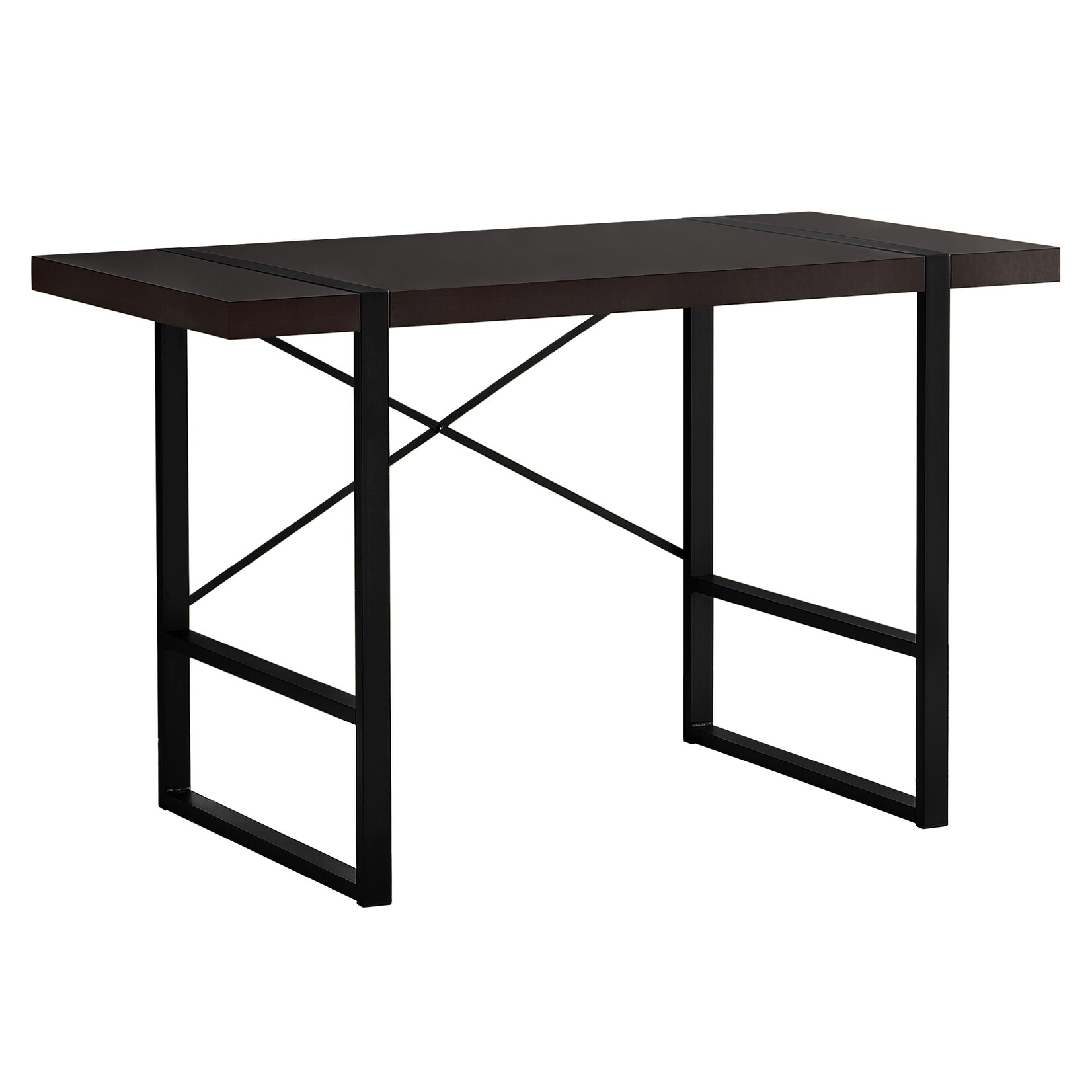 BUREAU - 48"L / ESPRESSO / METAL NOIR