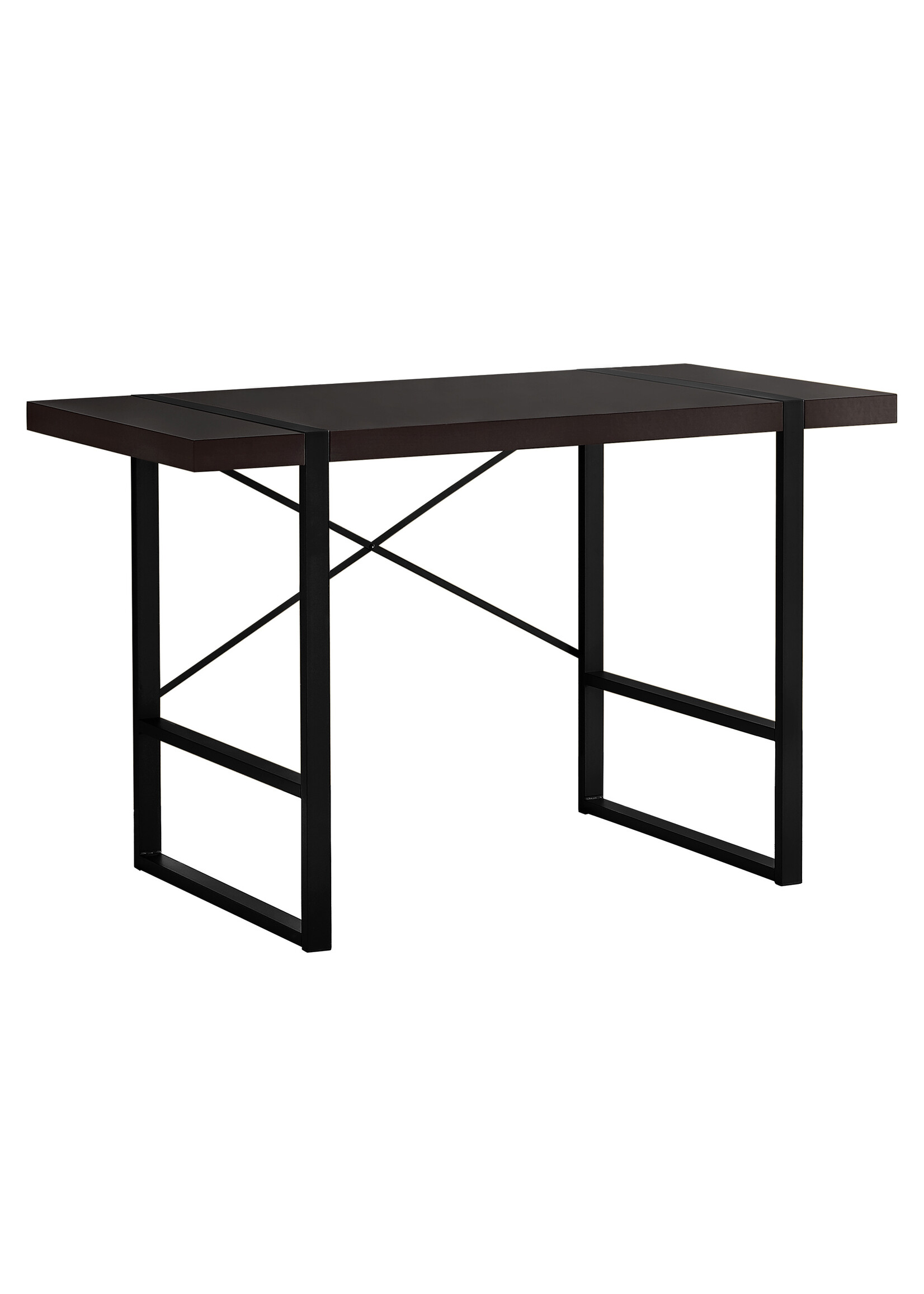 BUREAU - 48"L / ESPRESSO / METAL NOIR