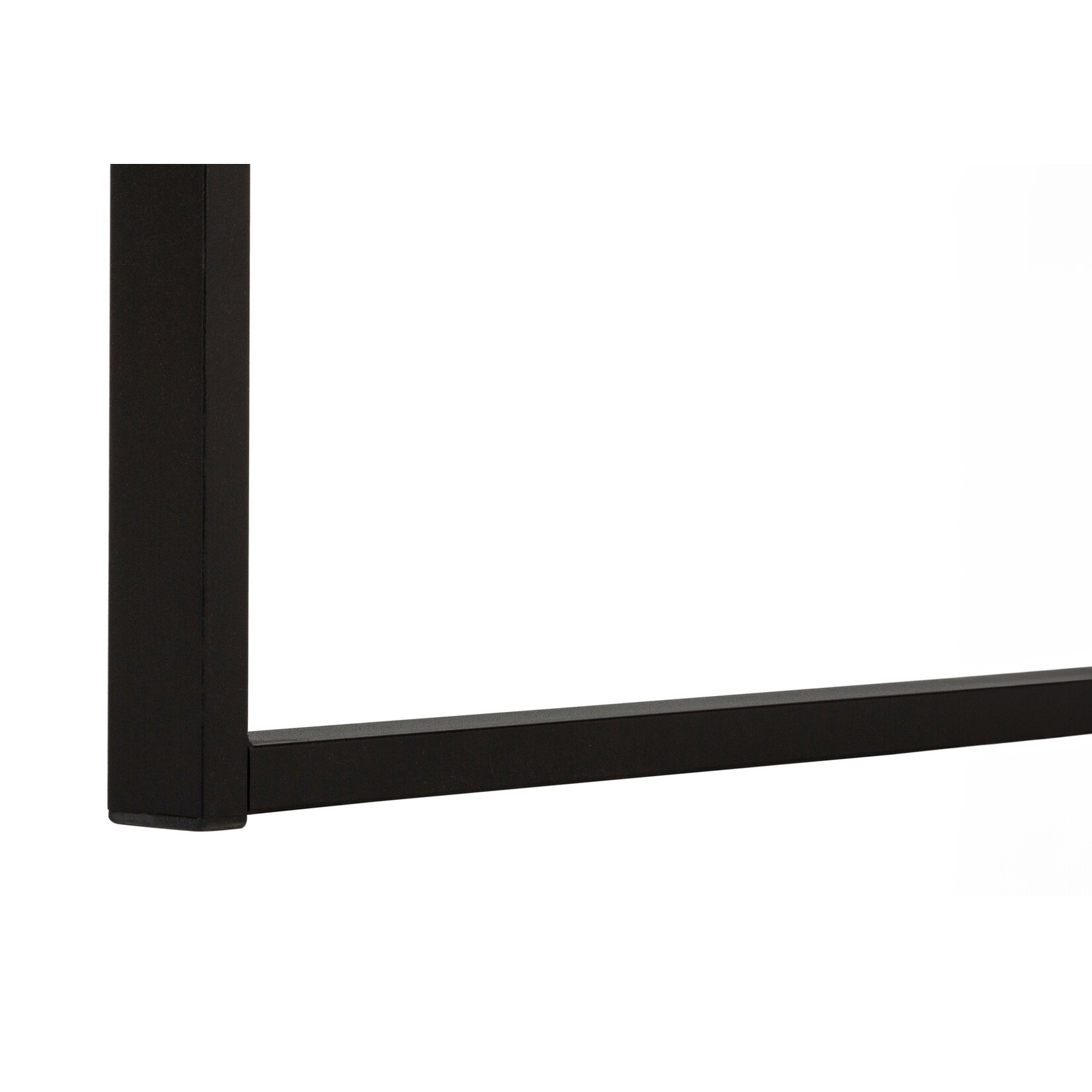 BUREAU - 48"L / FAUX BOIS GRIS / METAL NOIR
