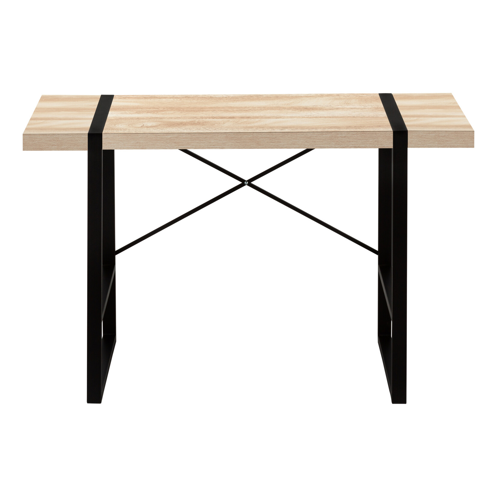 BUREAU - 48"L / NATUREL / METAL NOIR