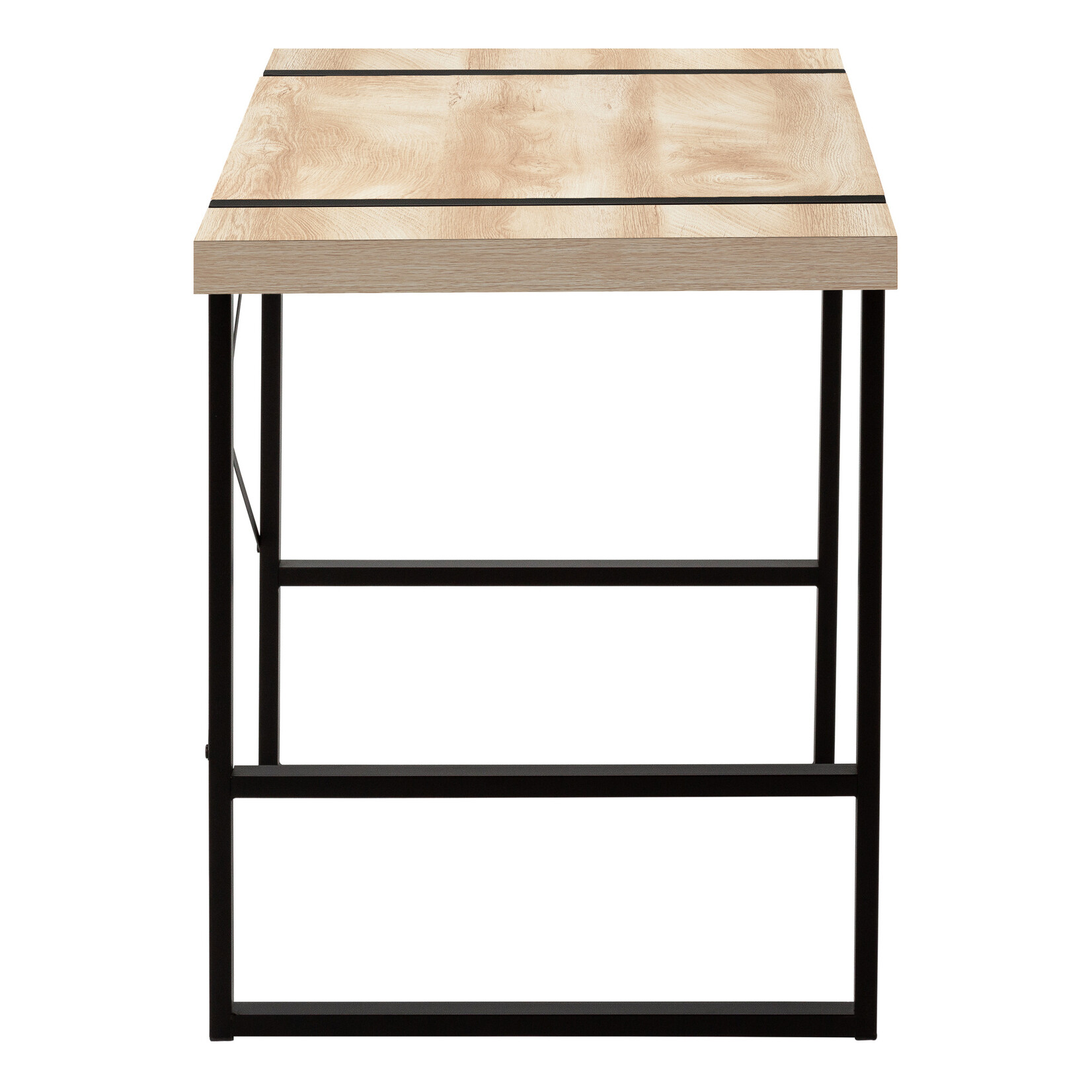 BUREAU - 48"L / NATUREL / METAL NOIR