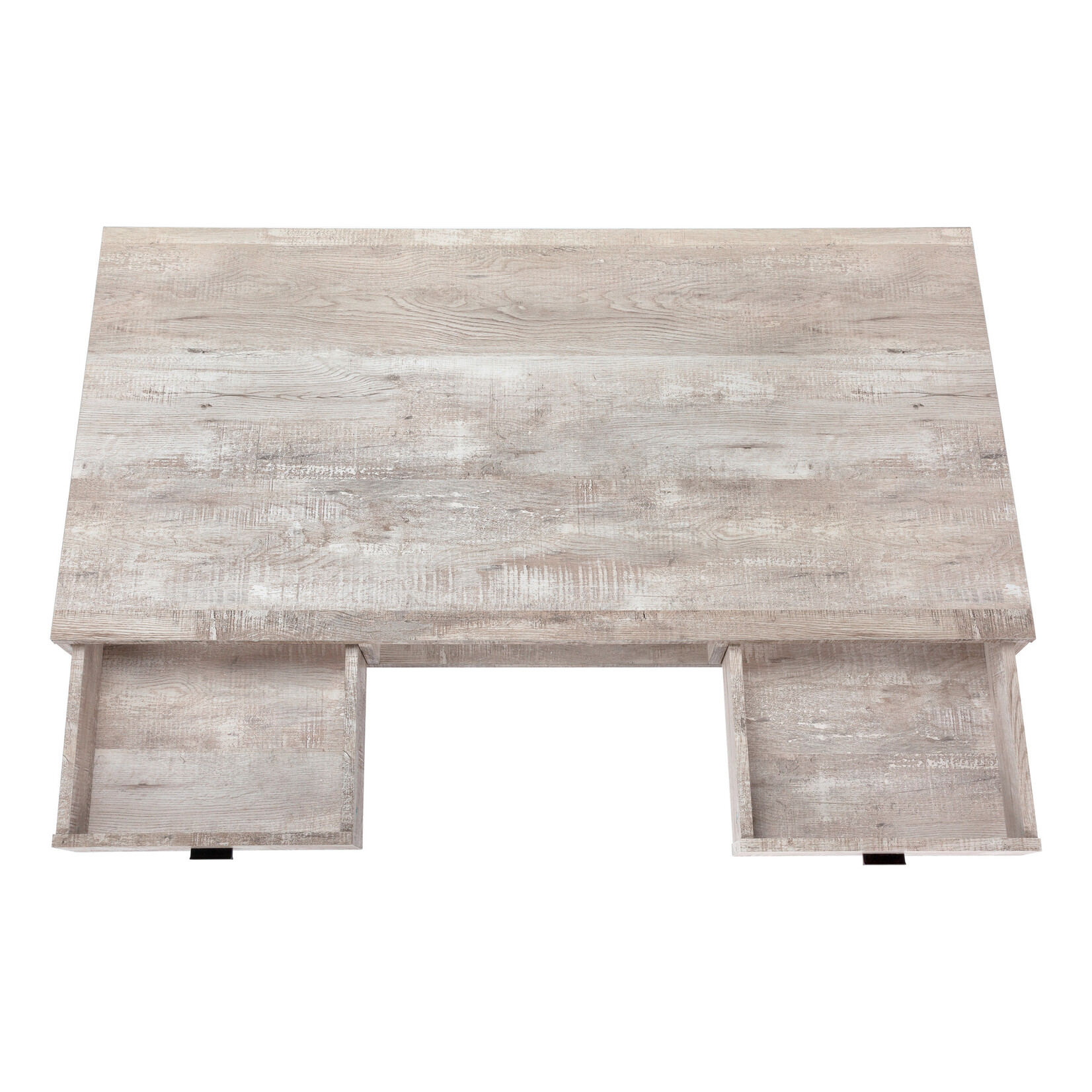 COMPUTER DESK - 48"L / TAUPE RECLAIMED WOOD / BLACK METAL