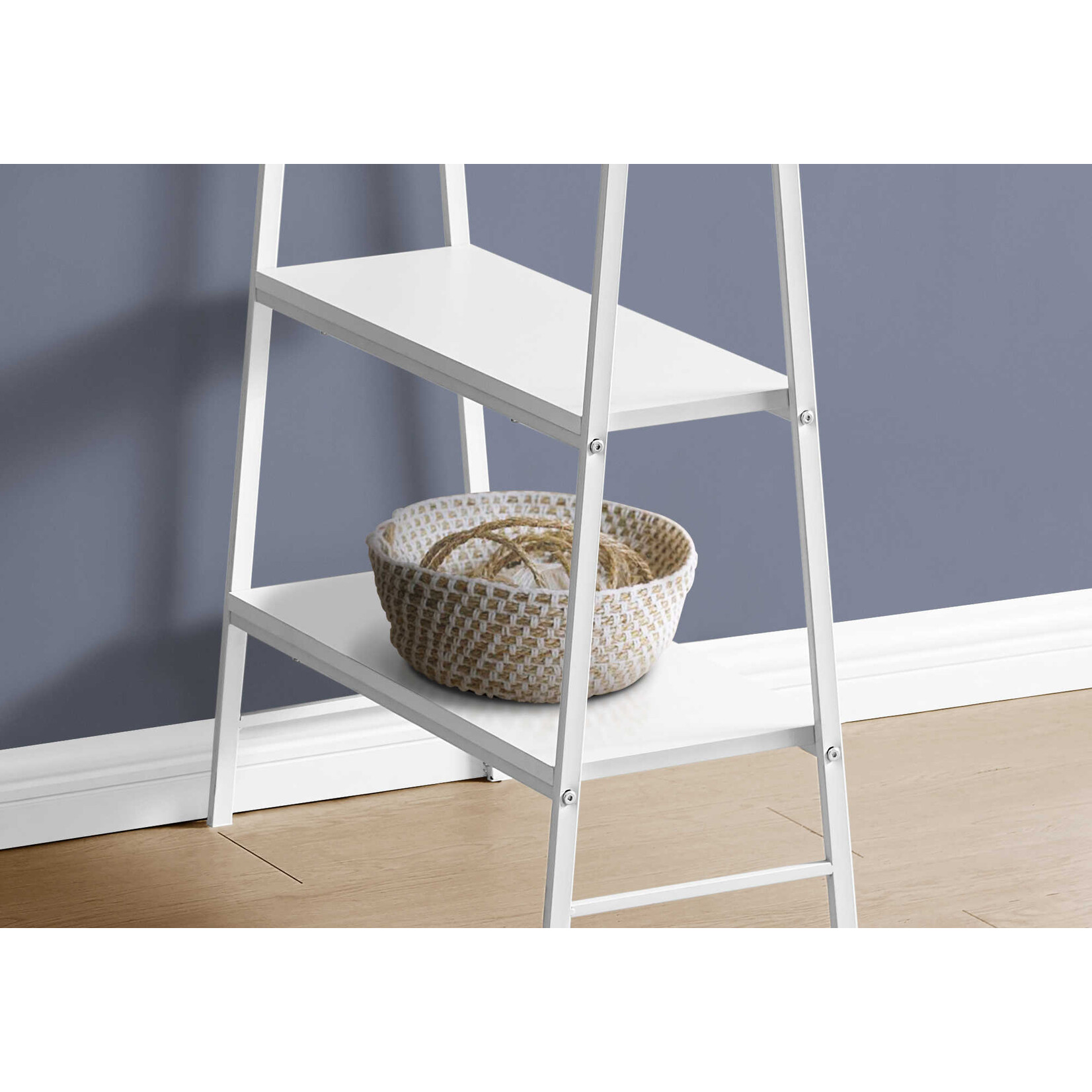BUREAU - 48"L / BLANC / METAL BLANC