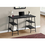 BUREAU - 48"L / NOIR / METAL NOIR