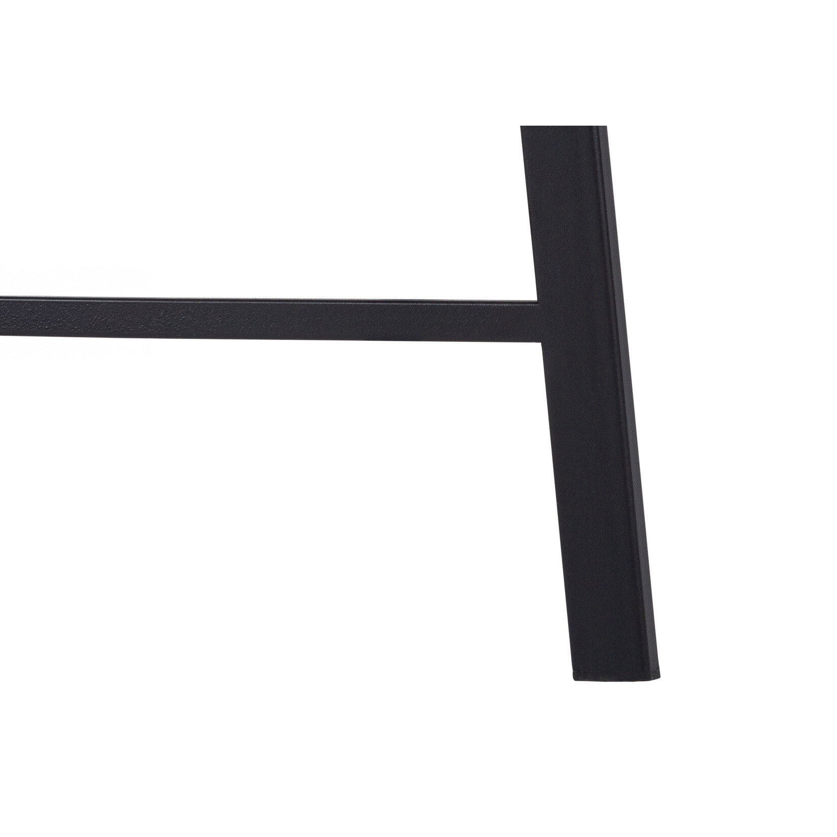COMPUTER DESK - 48"L / GREY STONE-LOOK / BLACK METAL