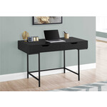 BUREAU - 48"L / NOIR / METAL NOIR