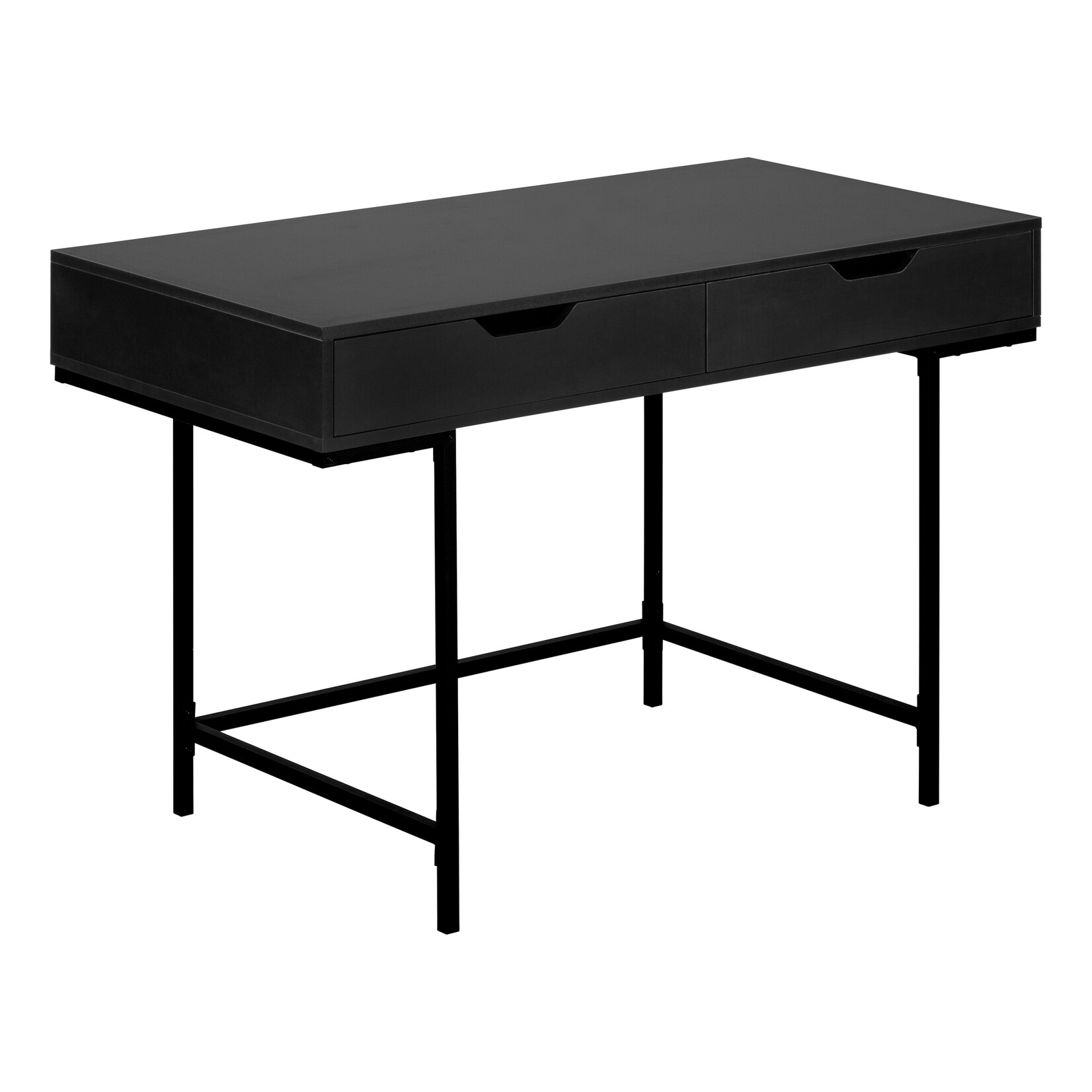 BUREAU - 48"L / NOIR / METAL NOIR