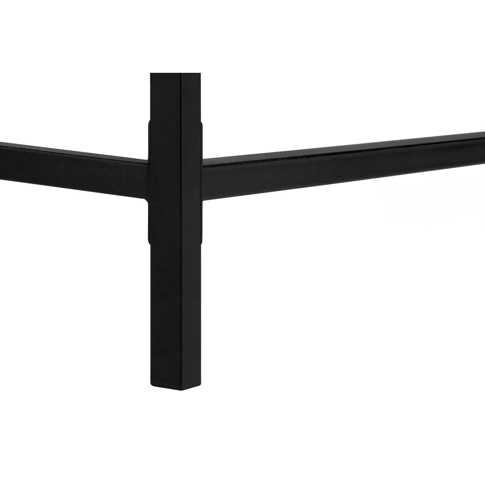COMPUTER DESK - 48"L / DARK TAUPE / BLACK METAL