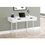 BUREAU - 48"L / BLANC / METAL BLANC