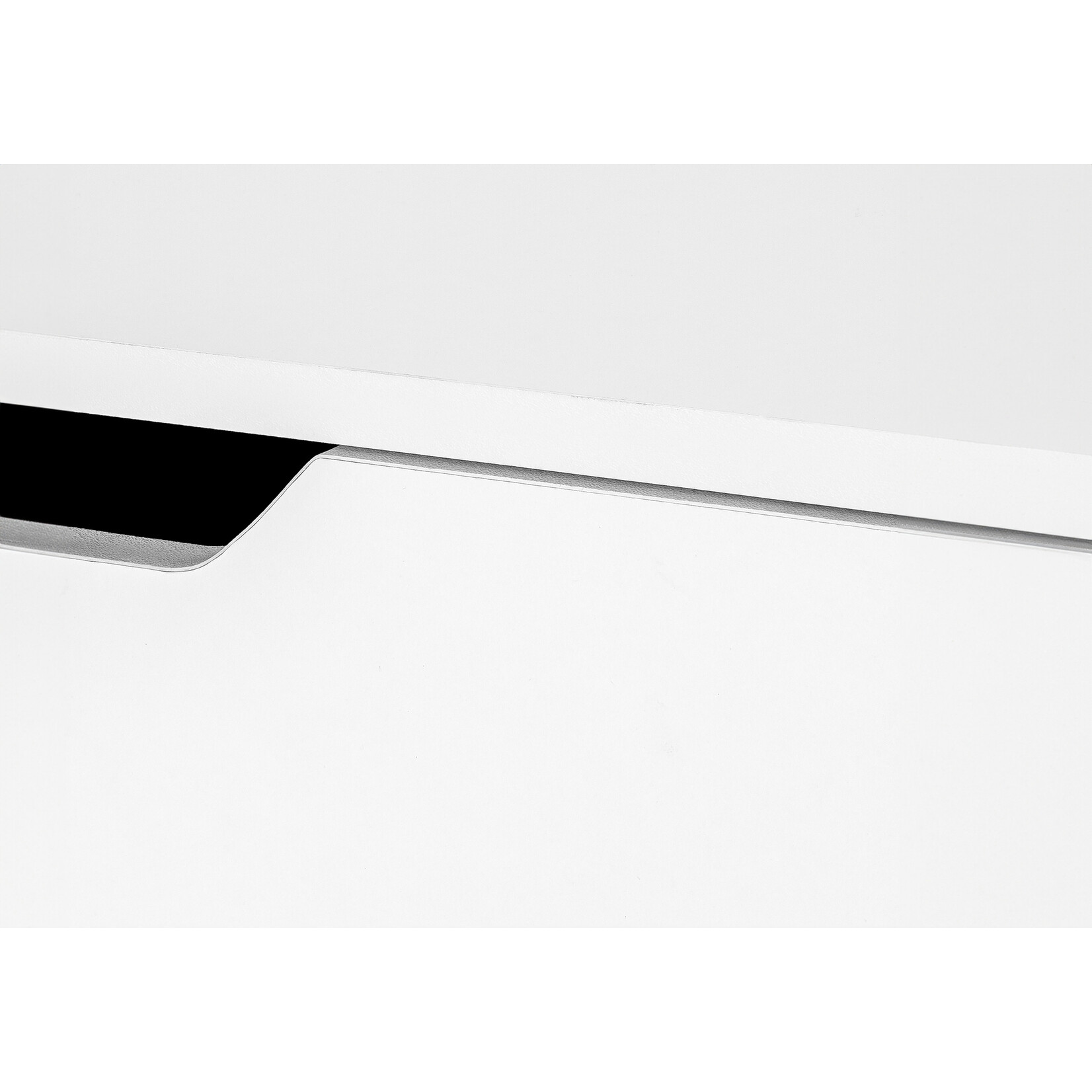 COMPUTER DESK - 48"L / WHITE / WHITE METAL