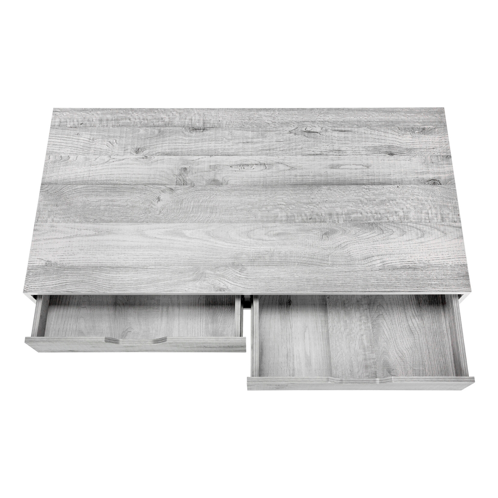 COMPUTER DESK - 48"L / GREY / BLACK METAL