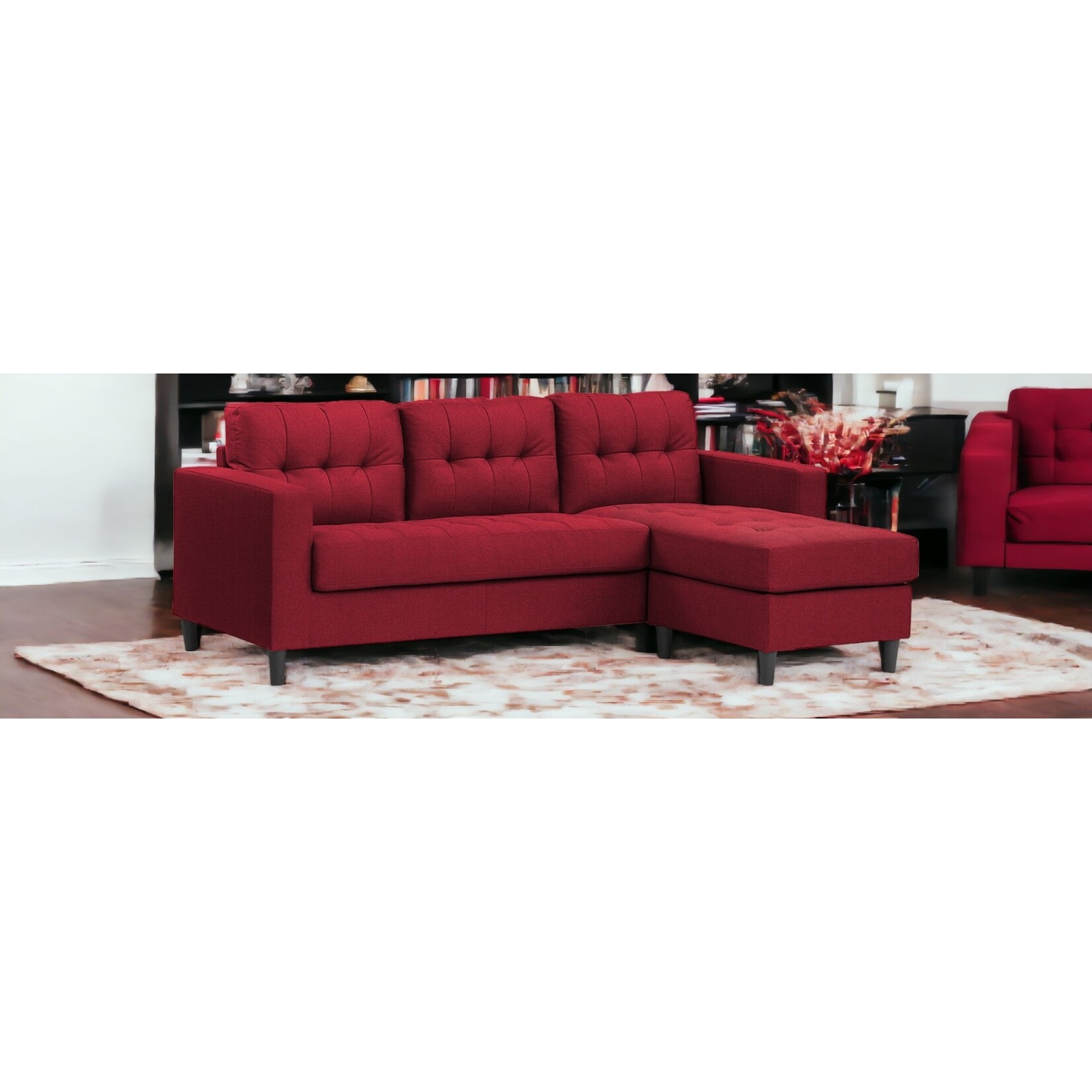 TYLER  SOFA  LOUNGER, RED