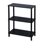 ITY INTERNATIONAL Etagère Rectangulaire à 3 niveaux, Noire