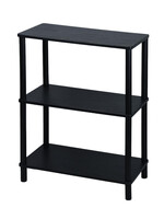 ITY INTERNATIONAL 3-Tier Storage Shelf Black