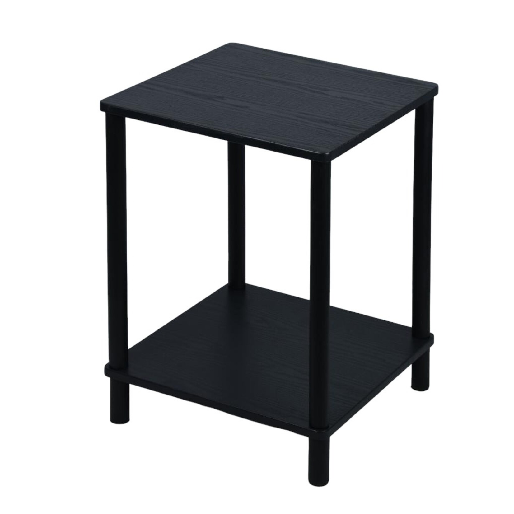 ITY INTERNATIONAL Table de bout, Table d'appoint, assemblage facile, Noire