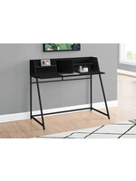 BUREAU - 48"L / NOIR / METAL NOIR