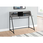 BUREAU - 48"L / GRIS / METAL NOIR