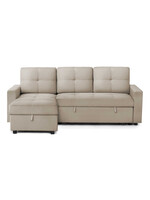 ANGIE SECTIONAL SOFA FUTON, BEIGE