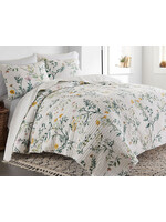 MARIGOLD Floral Garden Reversible Quilt Set, Bedding Set