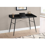 BUREAU - 48"L / NOIR / METAL NOIR
