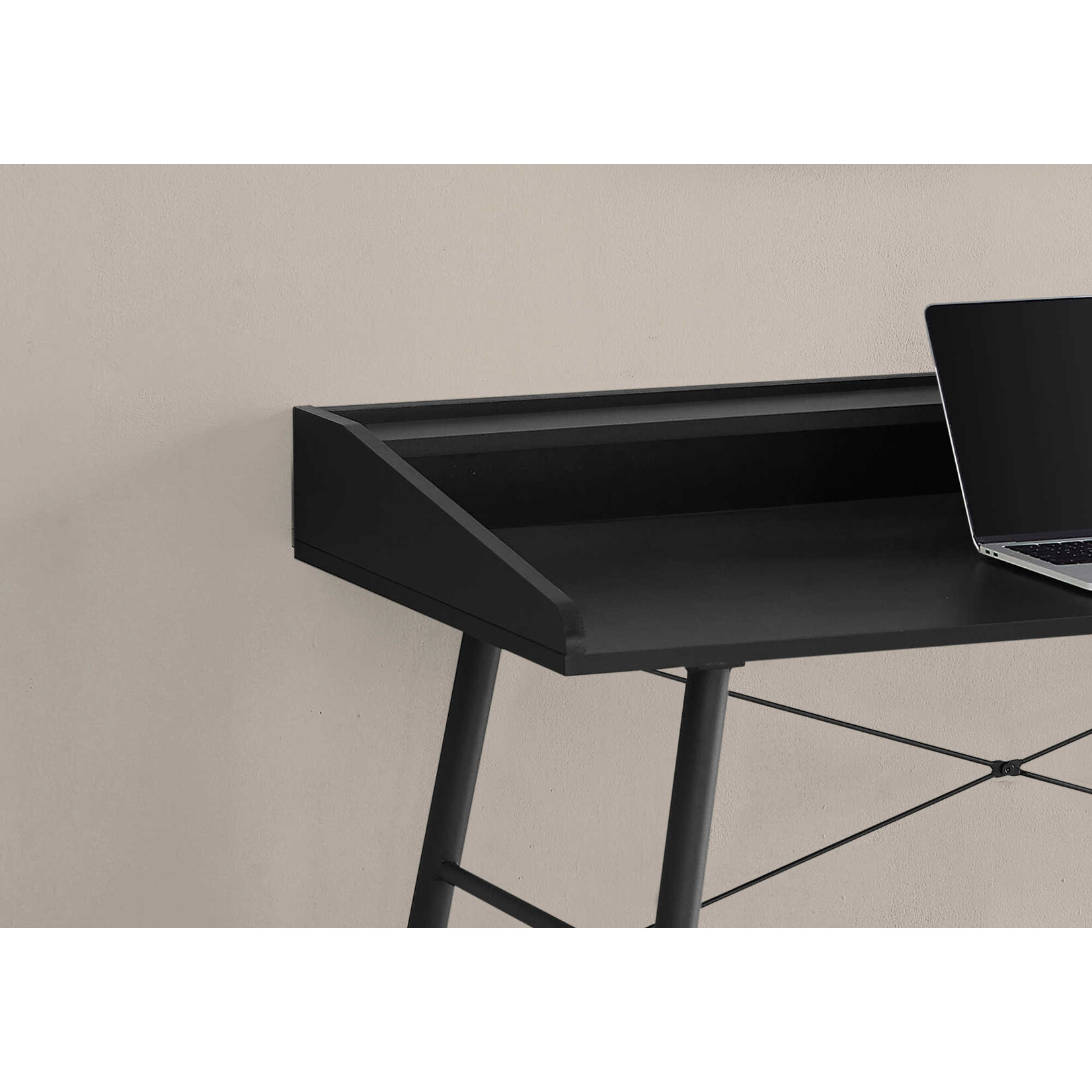 BUREAU - 48"L / NOIR / METAL NOIR