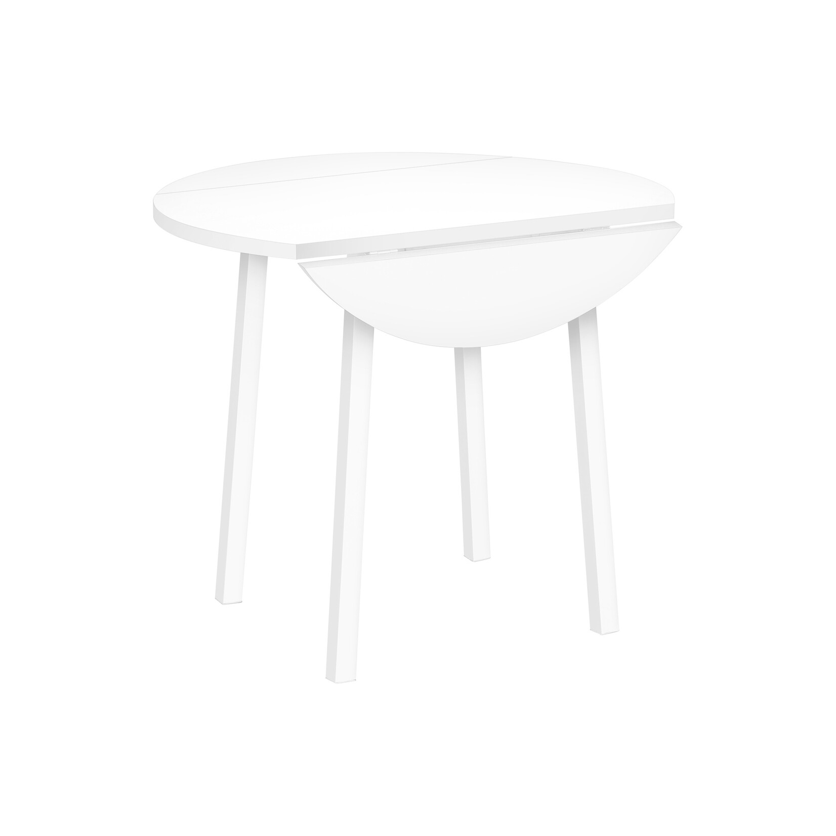 ENS SALLE A MANGER - 3PCS / DESSUS BLANC / METAL BLANC