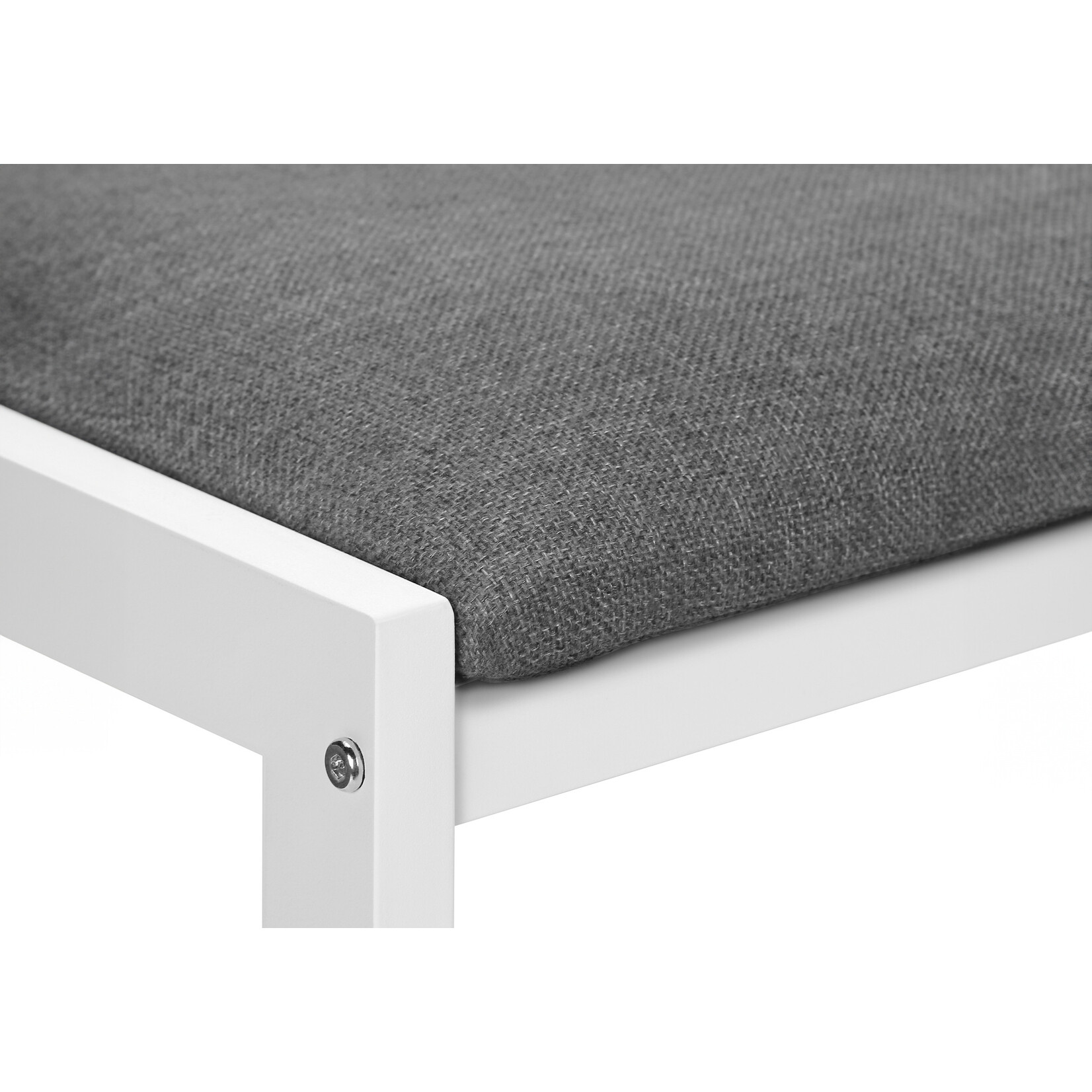 ENS SALLE A MANGER - 3PCS / DESSUS BLANC / METAL BLANC