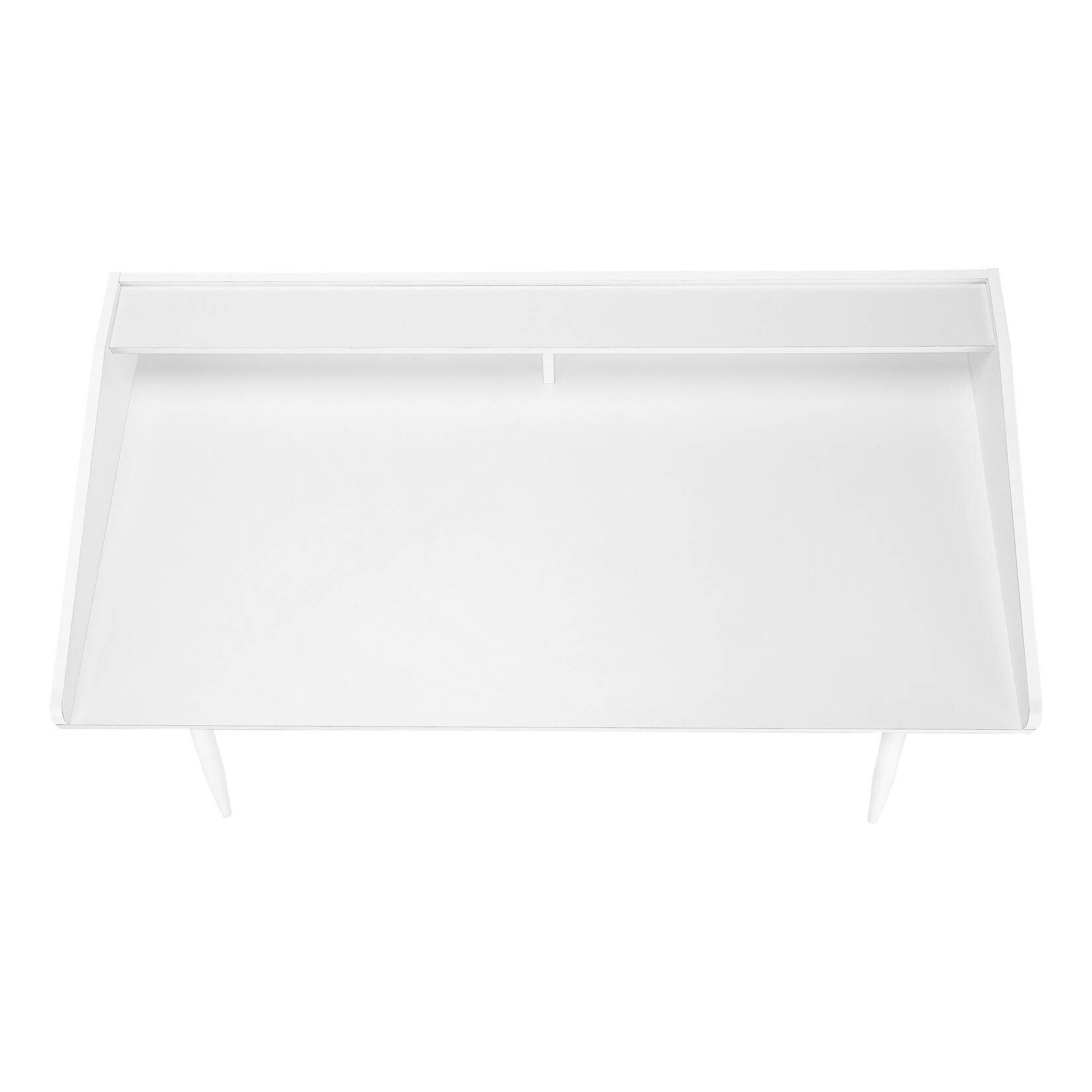 COMPUTER DESK - 48"L / WHITE / WHITE METAL