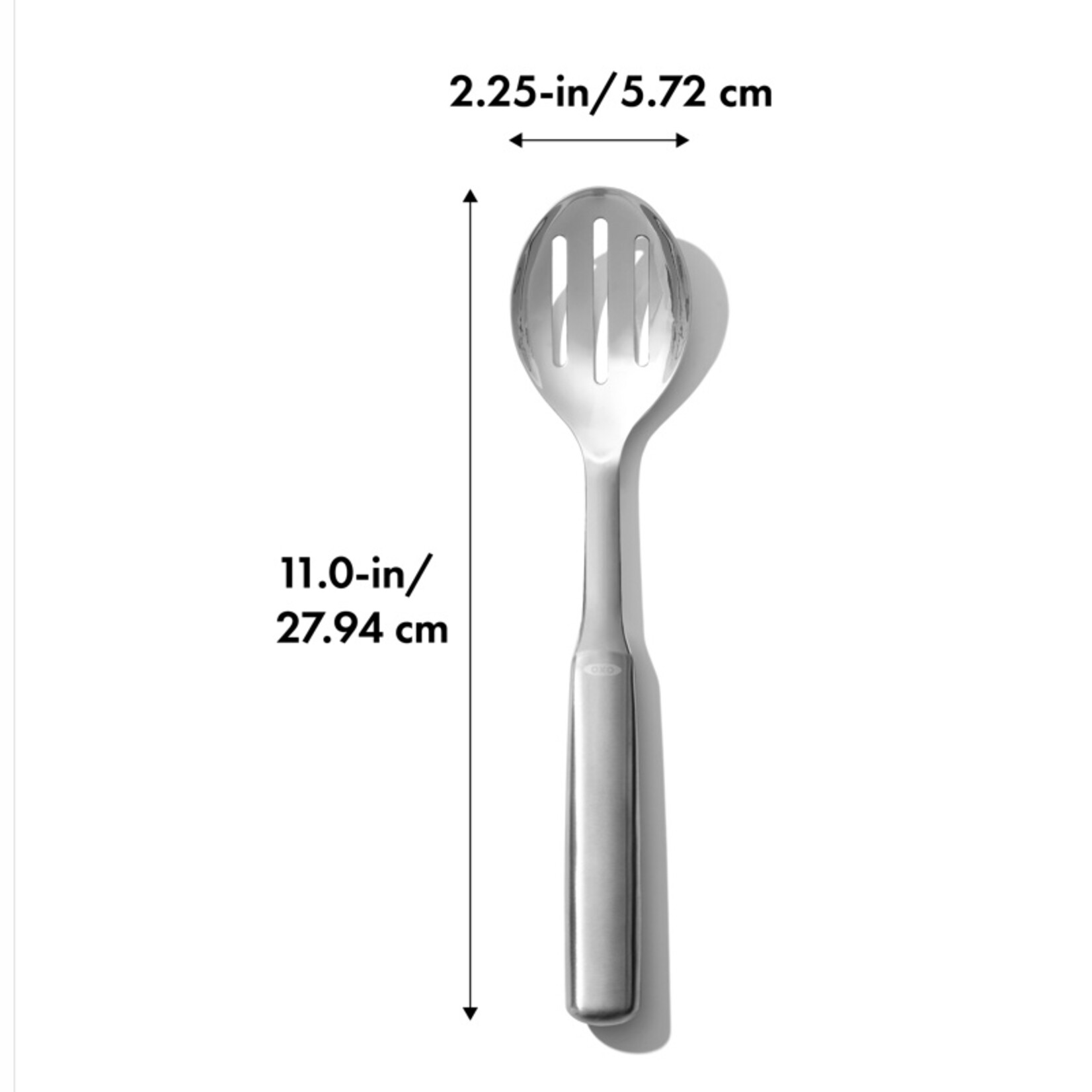 Danesco OXO Steel Slotted Serving Spoon