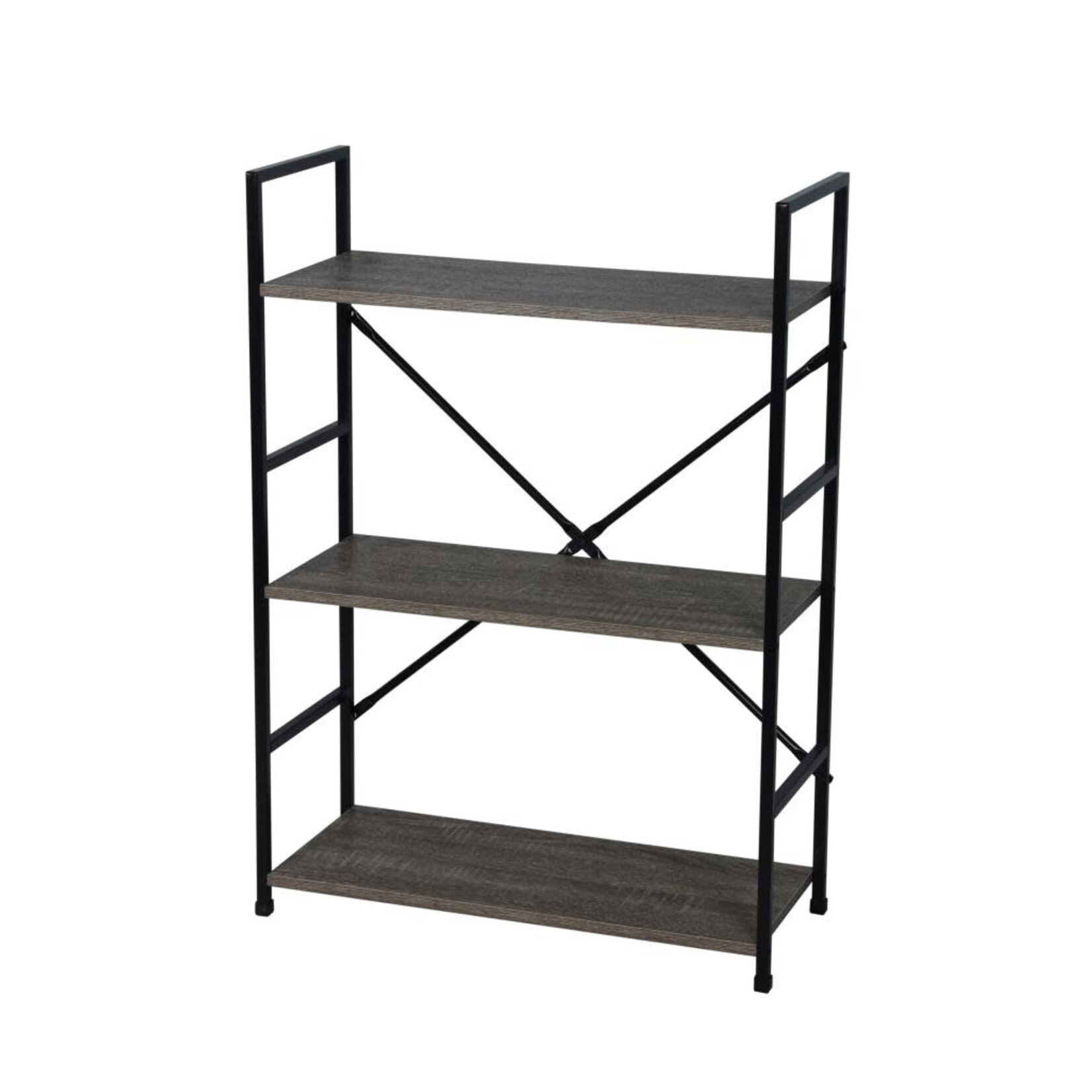 ITY INTERNATIONAL 3-Tier Wide Shelf Bookcase
